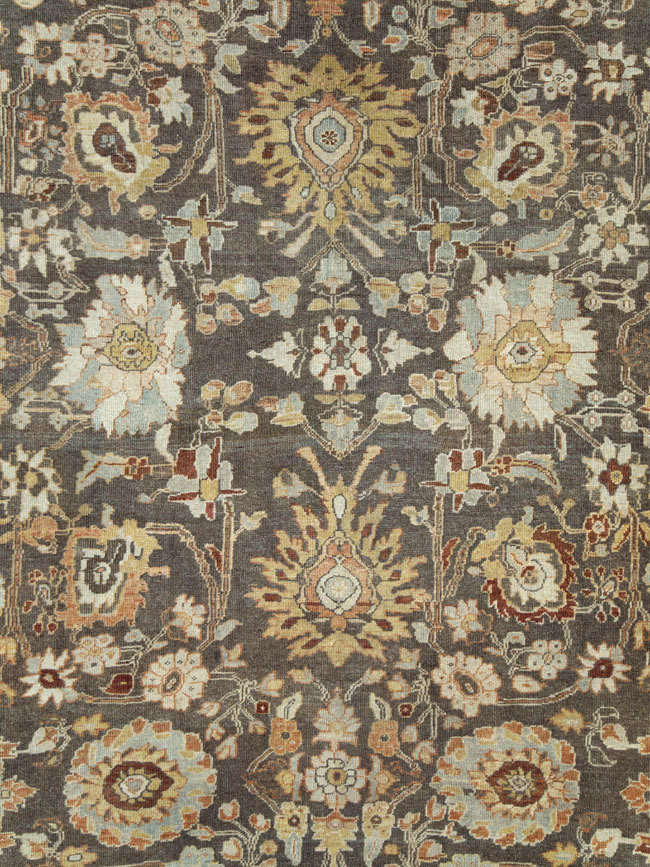 Antique Persian Mahal Large Oversize Carpet, No.26522 - Gss