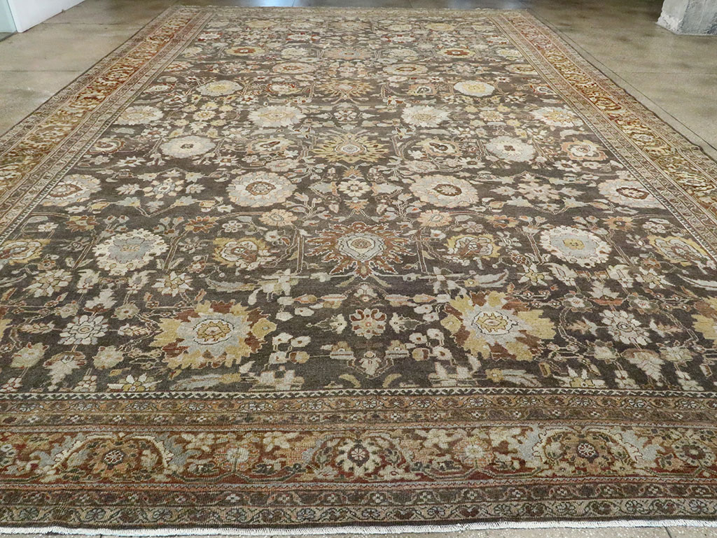 Antique Persian Mahal Large Oversize Carpet, No.26522 - Gss