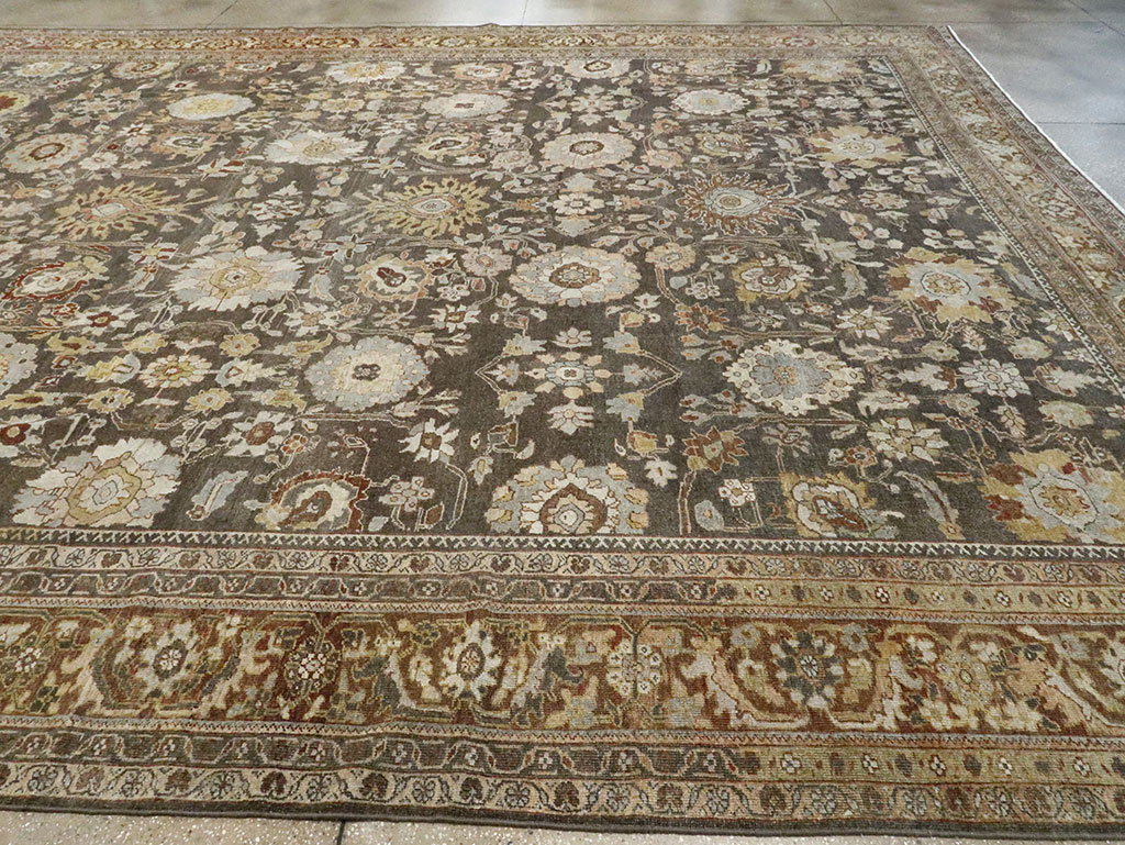 Antique Persian Mahal Large Oversize Carpet, No.26522 - Gss