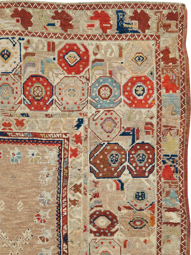 Antique Persian Kurdish Rug, No.26530 - Gss