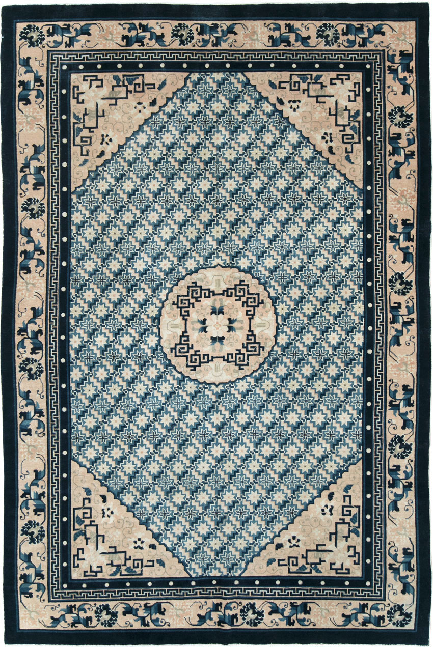 Vintage Chinese Peking Rug, No.26542 - Gss