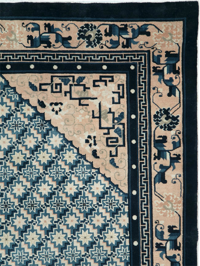 Vintage Chinese Peking Rug, No.26542 - Gss