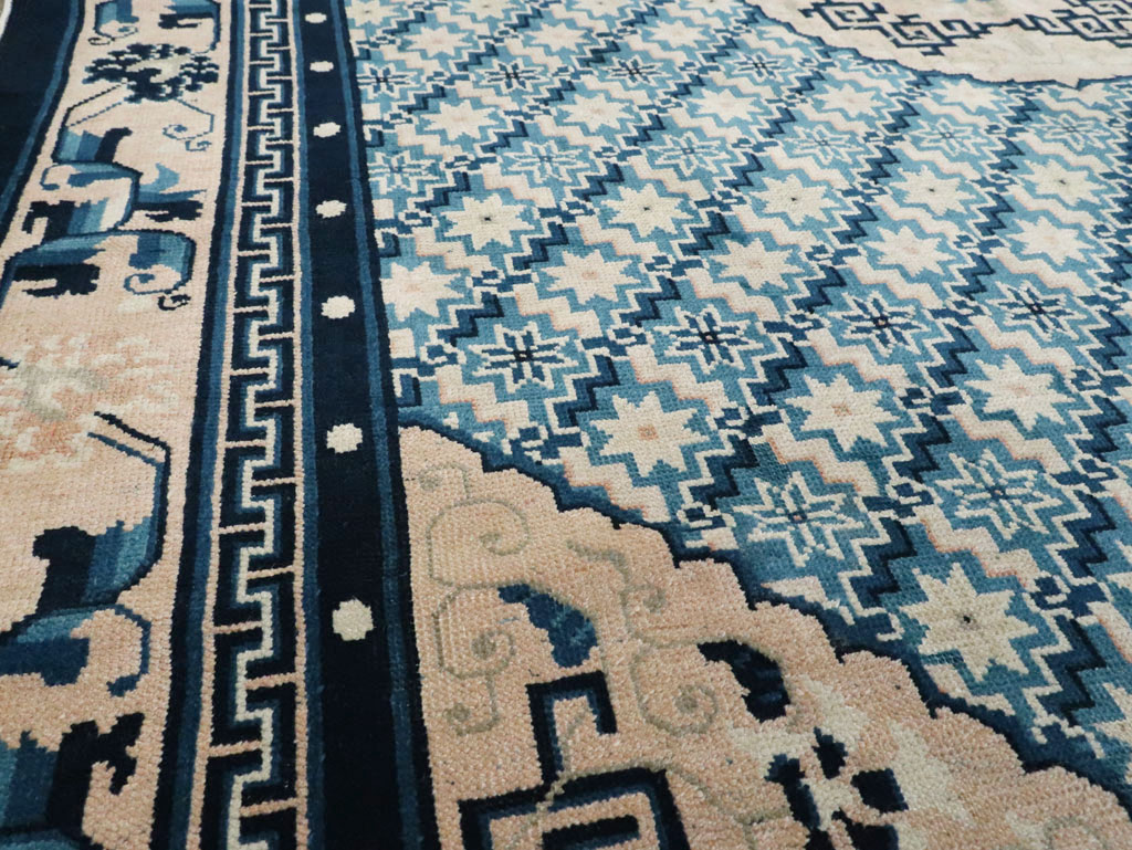 Vintage Chinese Peking Rug, No.26542 - Gss