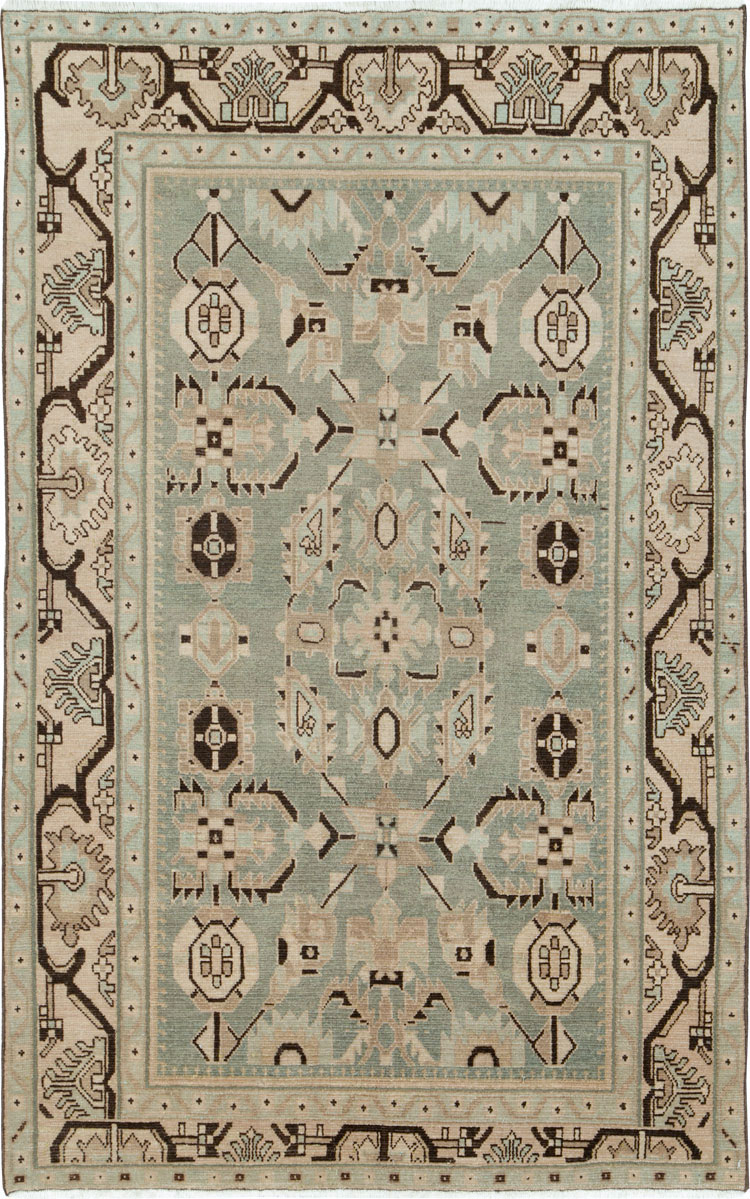 Vintage Persian Malayer Accent Rug (Pair: 1 of 2), No.26546 - Gss