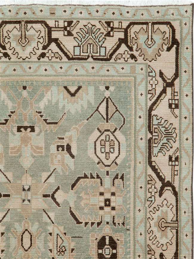 Vintage Persian Malayer Accent Rug (Pair: 1 of 2), No.26546 - Gss