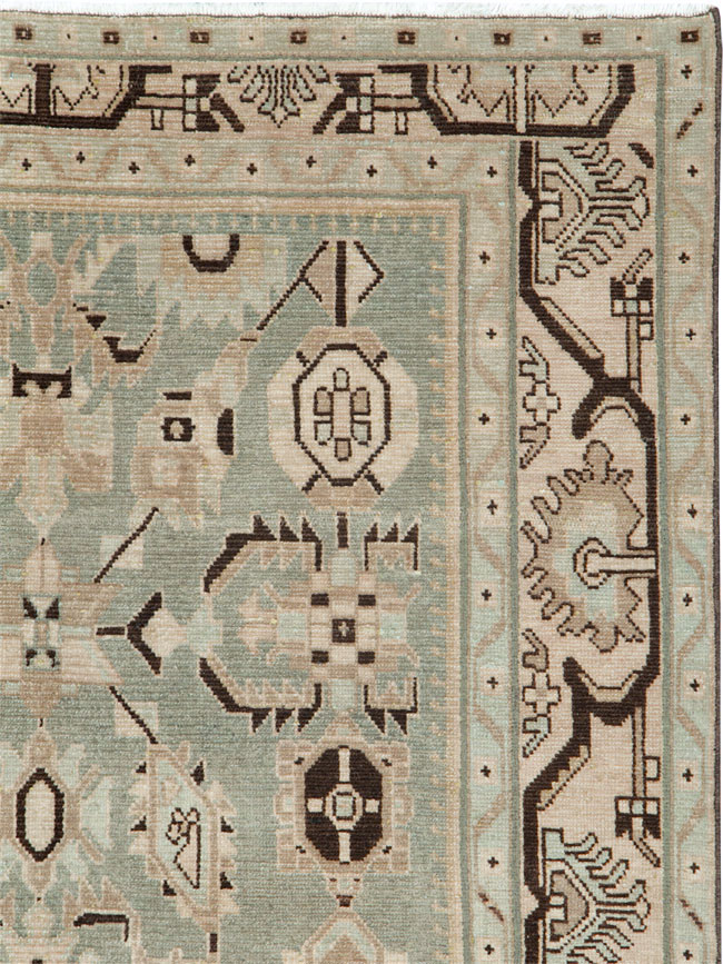 Vintage Persian Malayer Accent Rug (Pair: 1 of 2), No.26546 - Gss