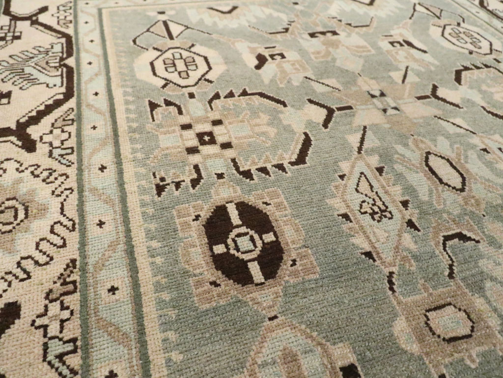 Vintage Persian Malayer Accent Rug (Pair: 1 of 2), No.26546 - Gss