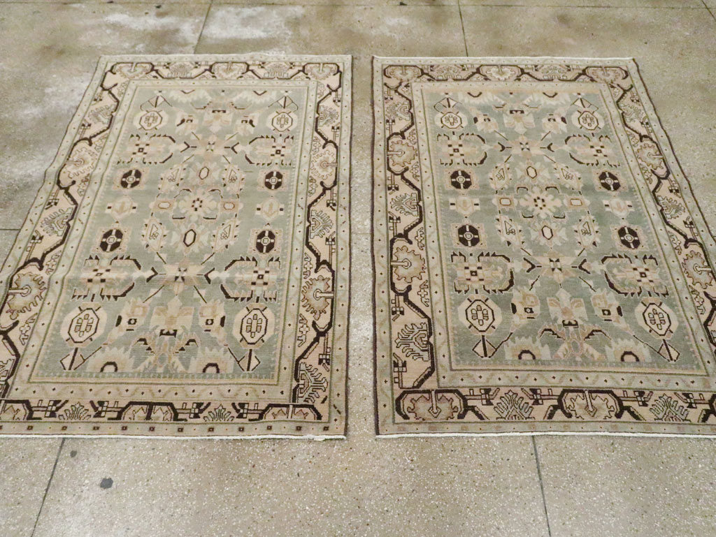 Vintage Persian Malayer Accent Rug (Pair: 1 of 2), No.26546 - Gss