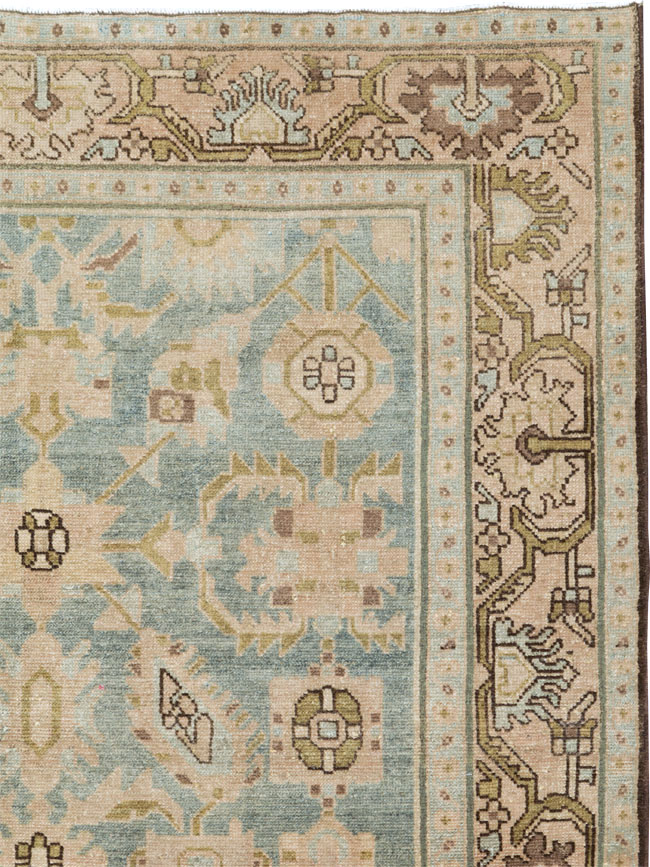Vintage Persian Malayer Accent Rug, No.26548 - Gss