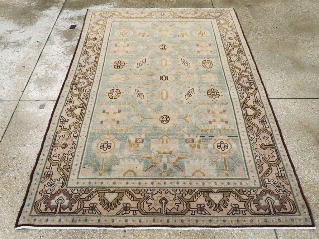Vintage Persian Malayer Accent Rug, No.26548 - Gss