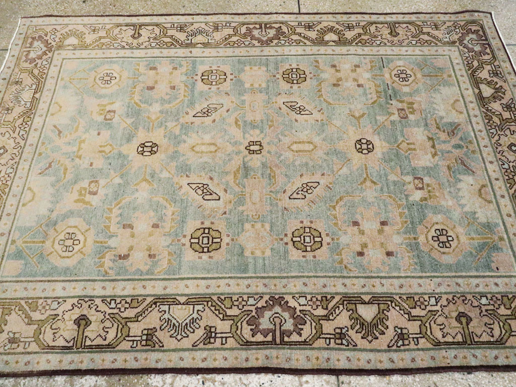 Vintage Persian Malayer Accent Rug, No.26548 - Gss