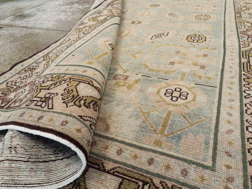 Vintage Persian Malayer Accent Rug, No.26548 - Gss