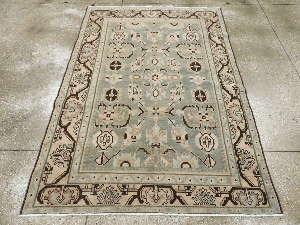 Vintage Persian Malayer Accent Rug (Pair: 2 of 2), No.26549 - Gss