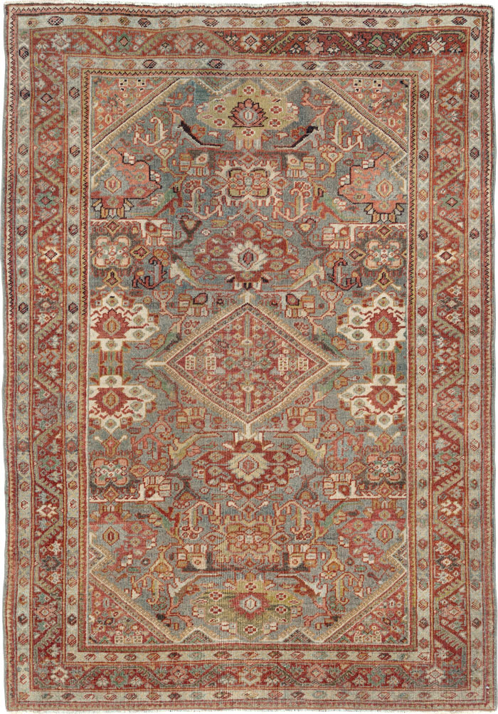 Antique Persian Mahal Rug, No.26555 - Gss