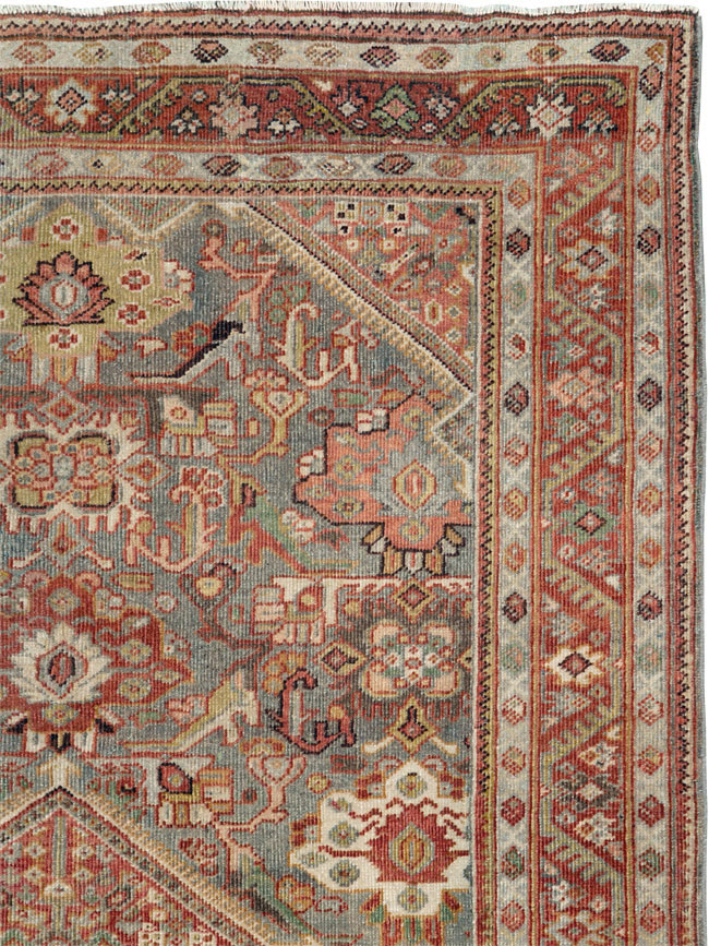 Antique Persian Mahal Rug, No.26555 - Gss