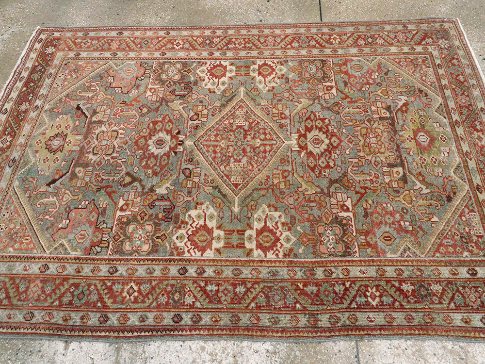Antique Persian Mahal Rug, No.26555 - Gss