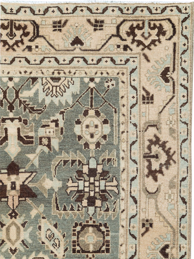 Vintage Persian Malayer Accent Rug, No.26557 - Gss