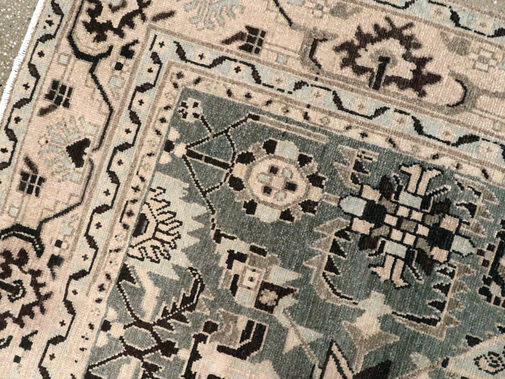 Vintage Persian Malayer Accent Rug, No.26557 - Gss