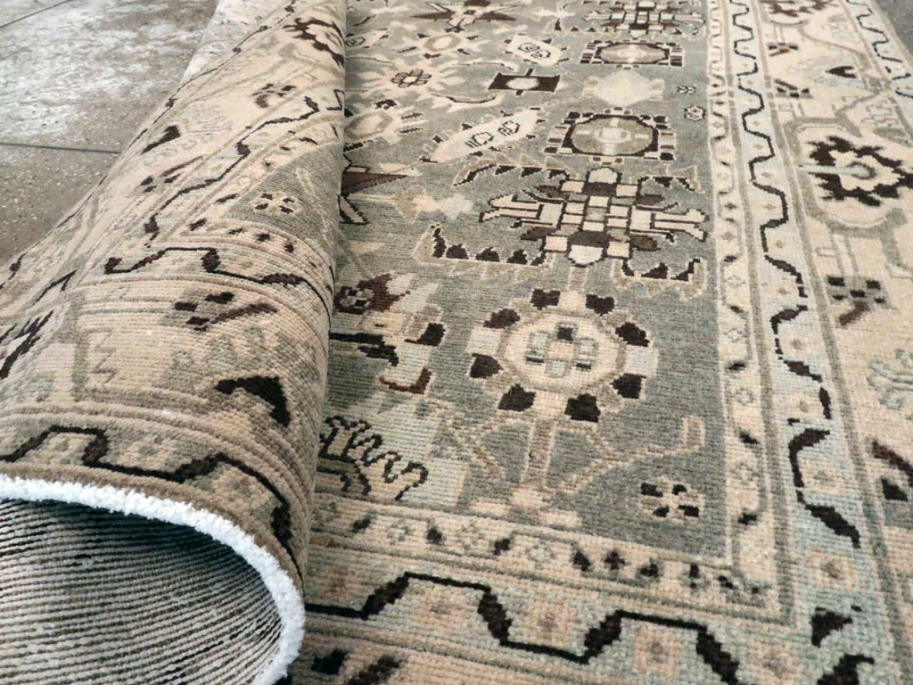 Vintage Persian Malayer Accent Rug, No.26557 - Gss