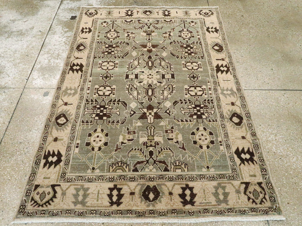 Vintage Persian Malayer Rug, No.26558 - Gss