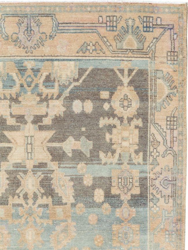 Vintage Persian Malayer Throw Rug, No.26568 - Gss