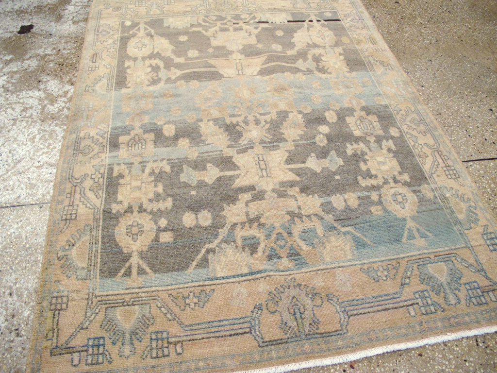 Vintage Persian Malayer Throw Rug, No.26568 - Gss