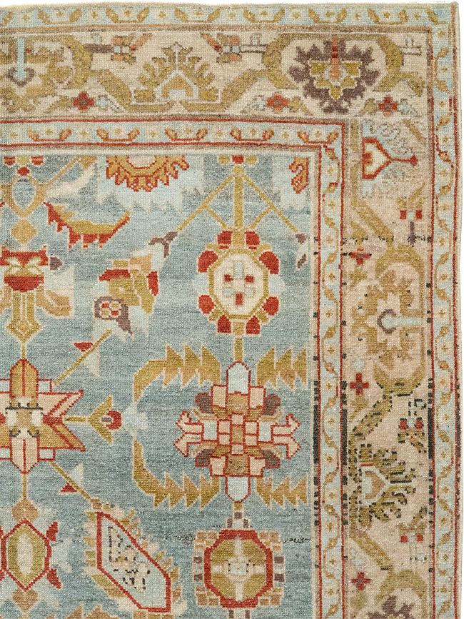 Vintage Persian Malayer Accent Rug, No.26569 - Gss