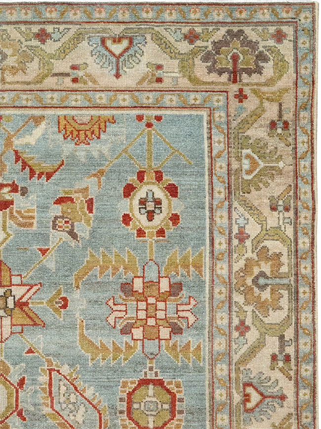 Vintage Persian Malayer Accent Rug, No.26569 - Gss