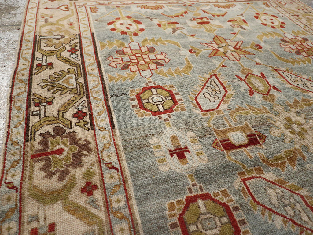 Vintage Persian Malayer Accent Rug, No.26569 - Gss
