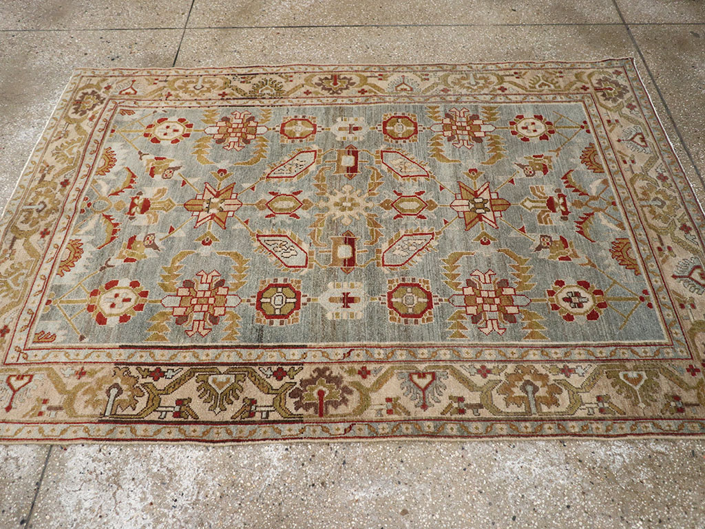 Vintage Persian Malayer Accent Rug, No.26569 - Gss