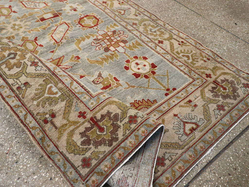 Vintage Persian Malayer Accent Rug, No.26569 - Gss