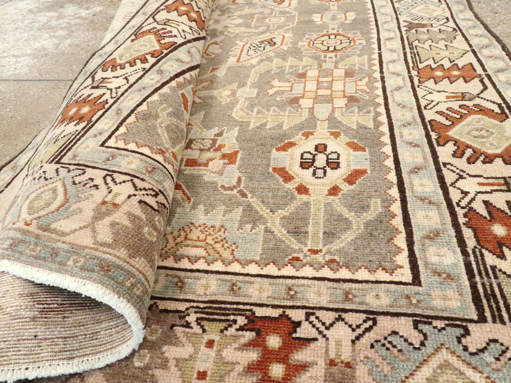 Vintage Persian Malayer Accent Rug, No.26570 - Gss