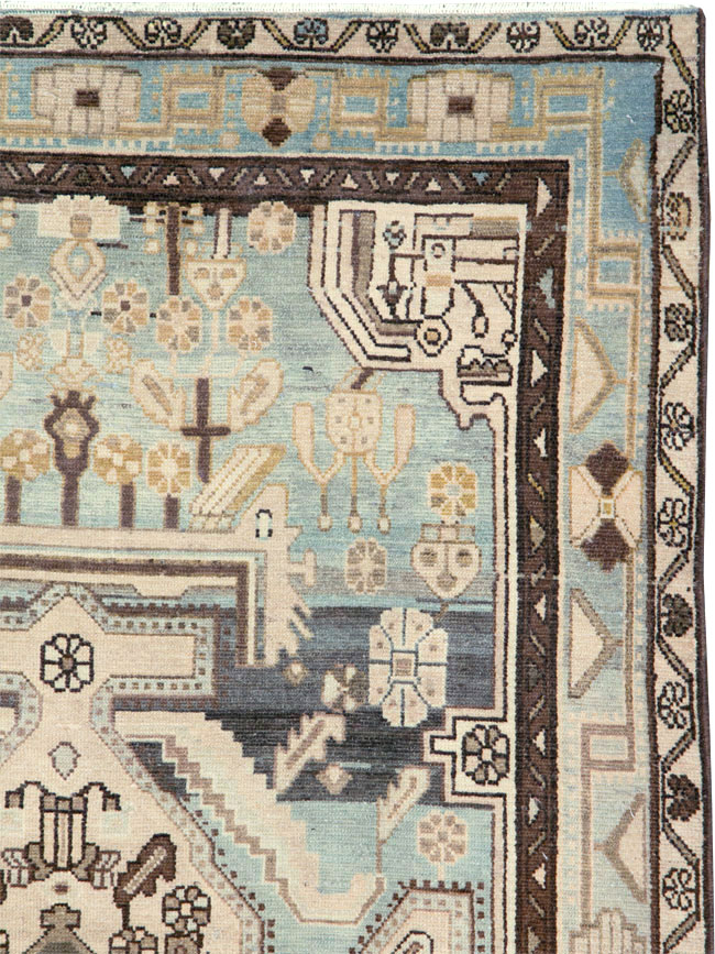 Vintage Persian Malayer Rug, No.26577 - Gss