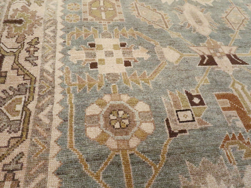 Vintage Persian Malayer Accent Rug, No.26578 - Gss