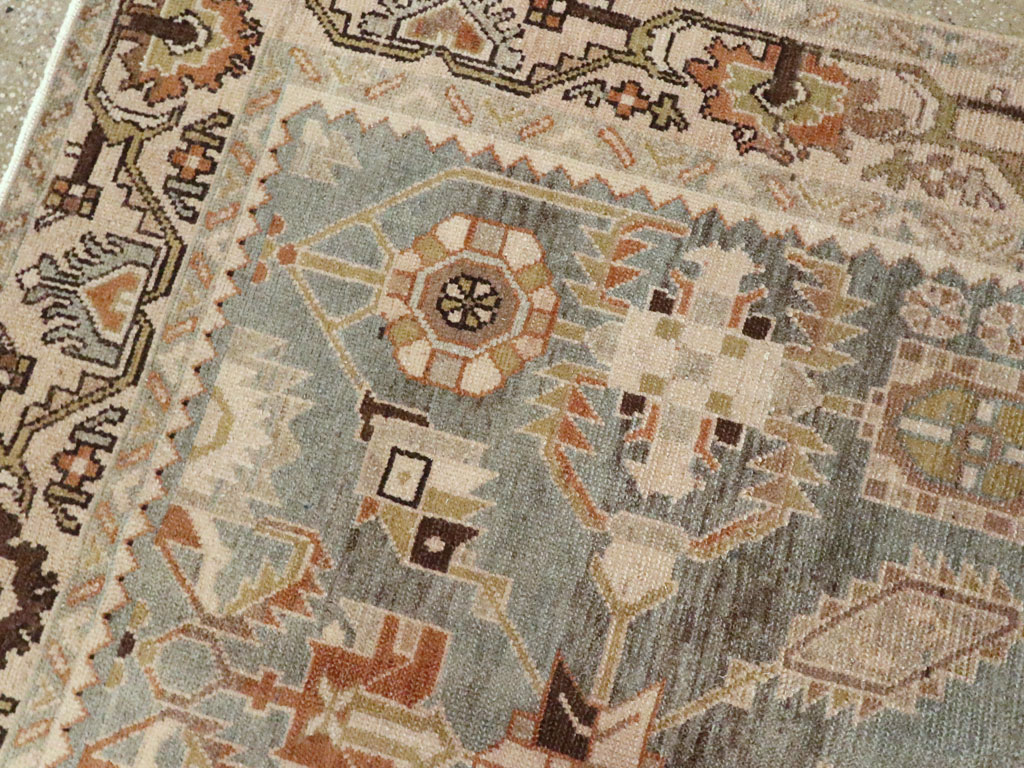 Vintage Persian Malayer Accent Rug, No.26578 - Gss