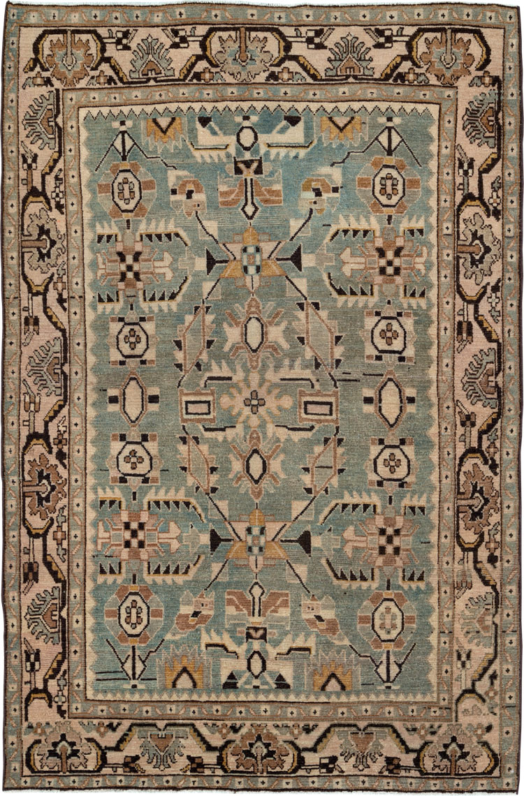 Vintage Persian Malayer Rug, No.26579 - Gss