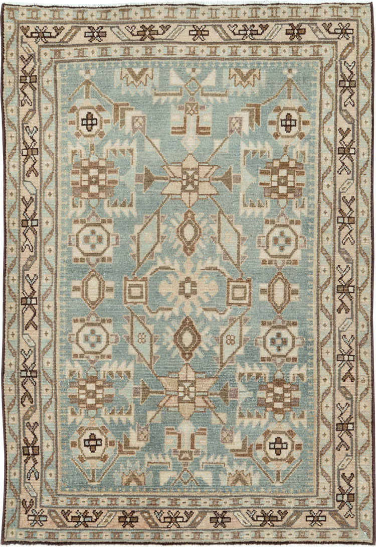 Vintage Persian Malayer Throw Rug (Pair: 1 of 2), No.26584 - Gss