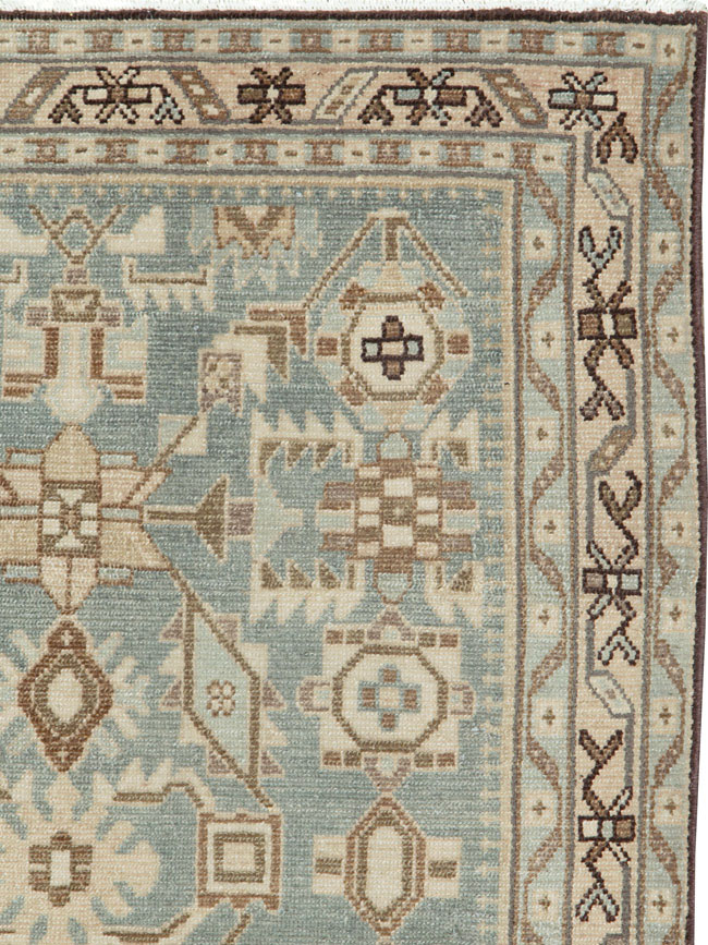 Vintage Persian Malayer Throw Rug (Pair: 1 of 2), No.26584 - Gss