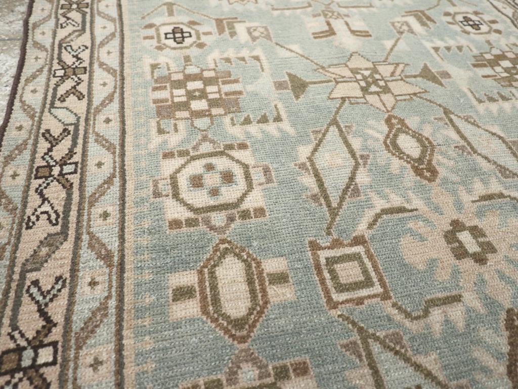 Vintage Persian Malayer Throw Rug (Pair: 1 of 2), No.26584 - Gss