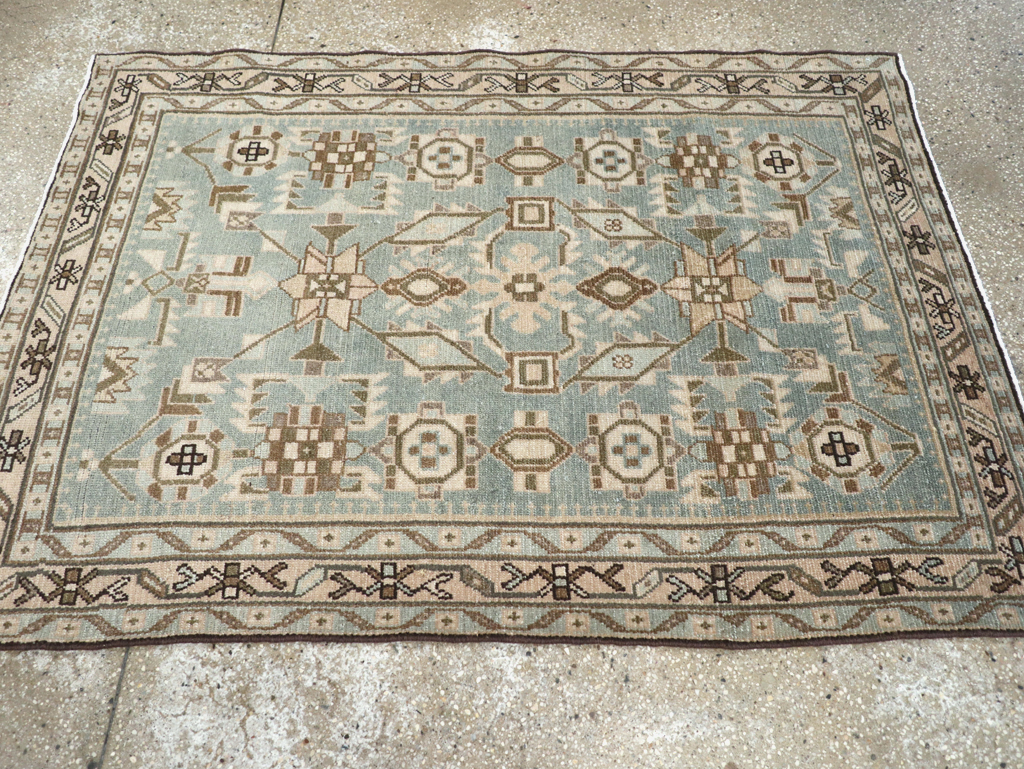 Vintage Persian Malayer Throw Rug (Pair: 1 of 2), No.26584 - Gss