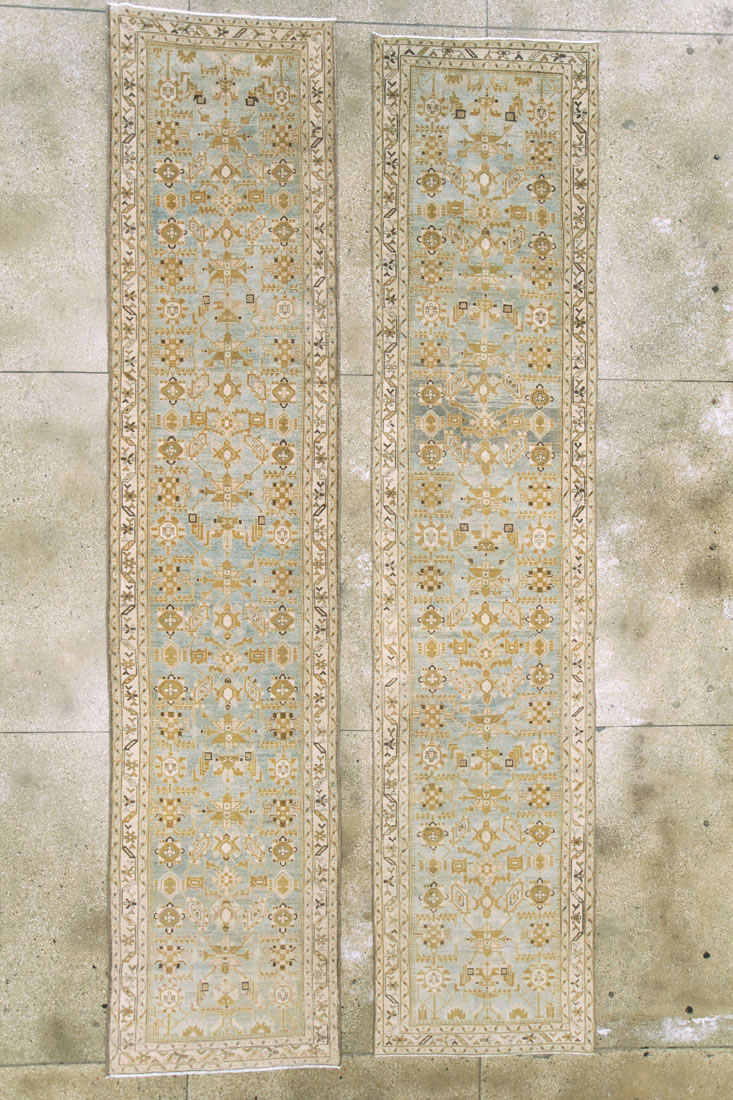 Vintage Persian Malayer Runner (Pair: 1 of 2), No.26587 - Gss