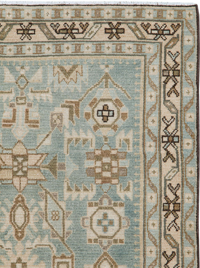 Vintage Persian Malayer Throw Rug (Pair: 2 of 2), No.26590 - Gss