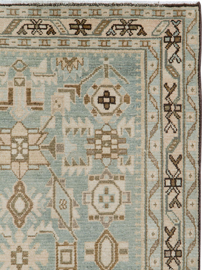 Vintage Persian Malayer Throw Rug (Pair: 2 of 2), No.26590 - Gss