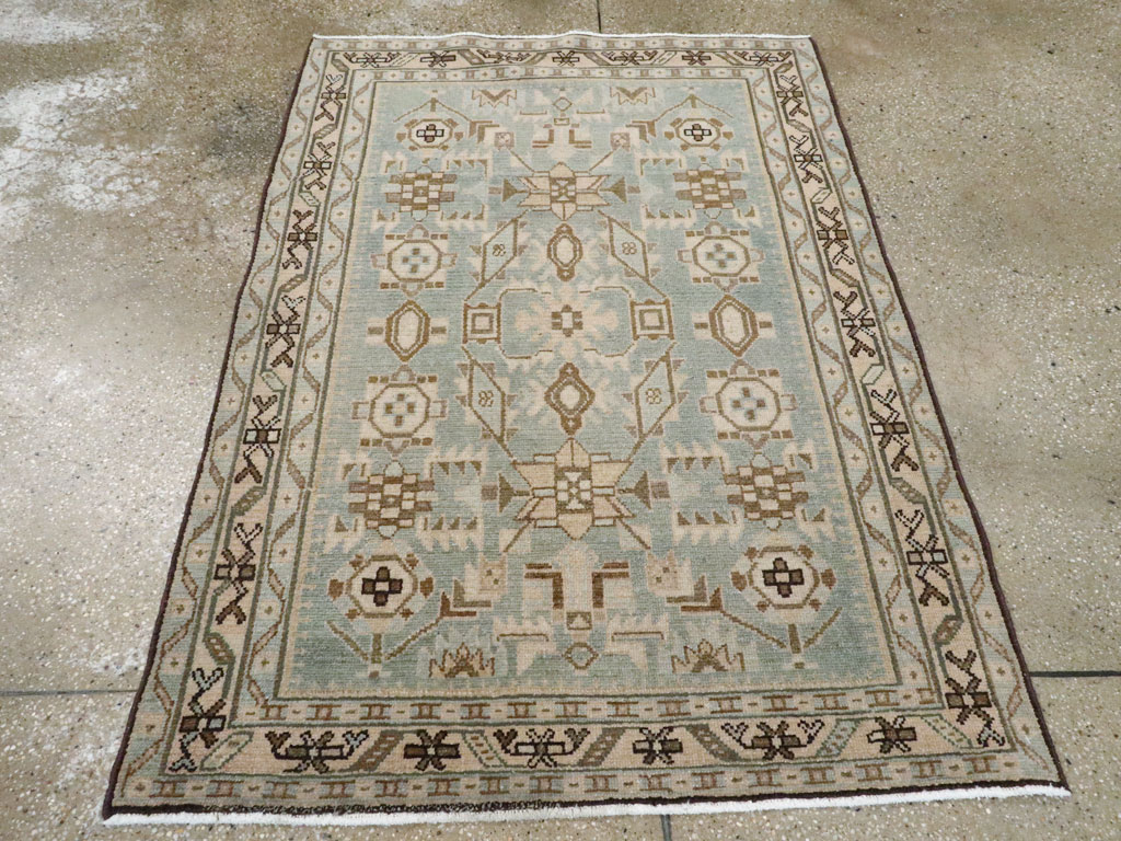 Vintage Persian Malayer Throw Rug (Pair: 2 of 2), No.26590 - Gss