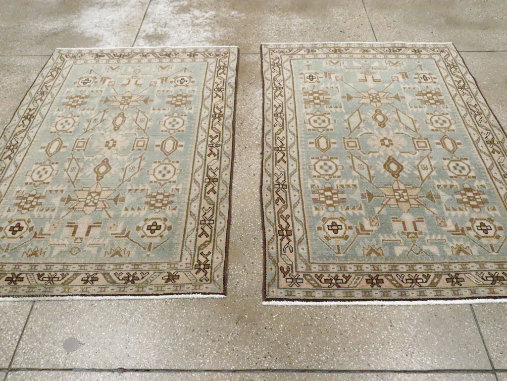 Vintage Persian Malayer Throw Rug (Pair: 2 of 2), No.26590 - Gss