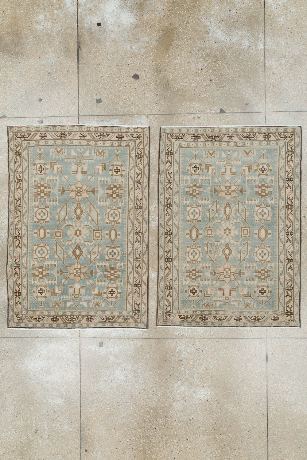 Vintage Persian Malayer Throw Rug (Pair: 2 of 2), No.26590 - Gss