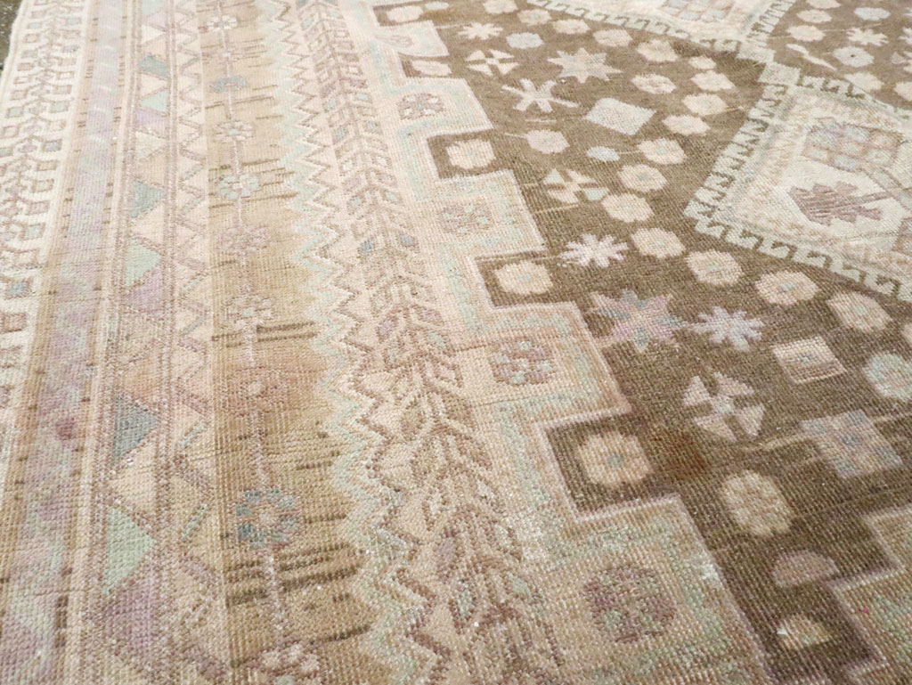 Vintage Persian Afshar Accent Rug, No.26599 - Gss