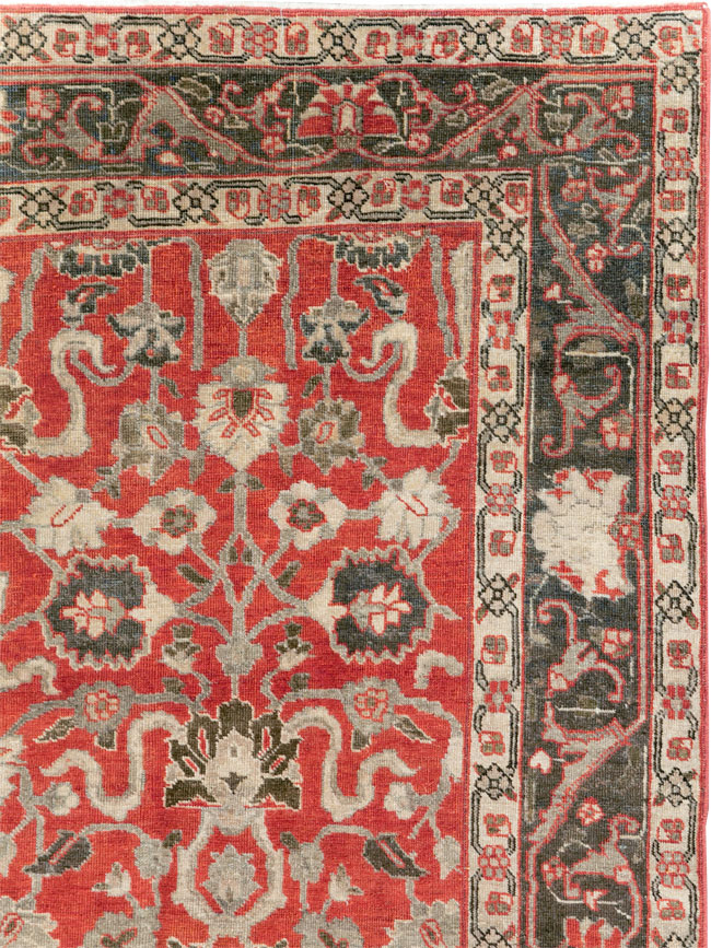 Antique Persian Tabriz Small Room Size Carpet, No.26602 - Gss