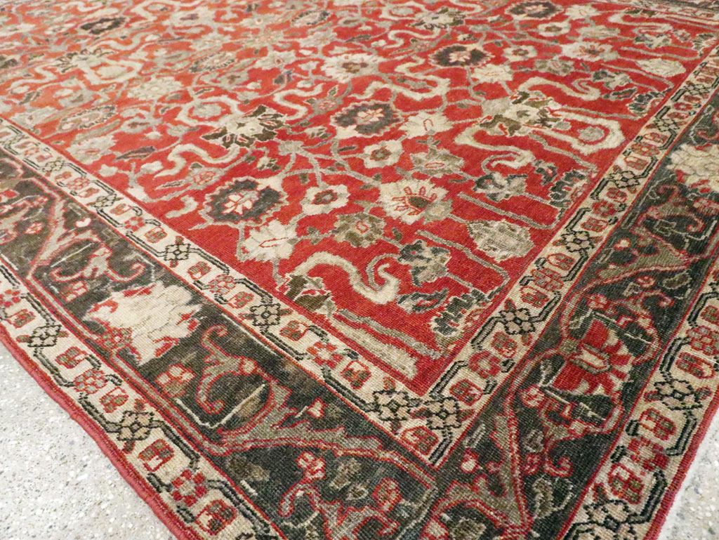 Antique Persian Tabriz Small Room Size Carpet, No.26602 - Gss