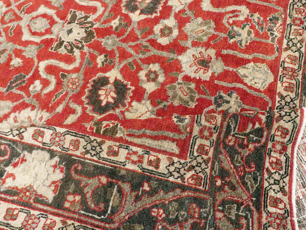 Antique Persian Tabriz Small Room Size Carpet, No.26602 - Gss